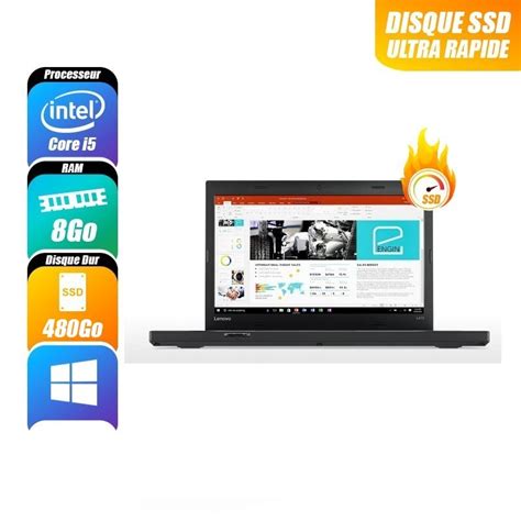 Ordinateurs Portables LENOVO THINKPAD L470 d'occasion
