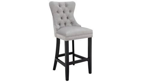 Dark oak, light gray product dimension: Buy Argos Home Princess Velvet Bar Stool - Light Grey ...