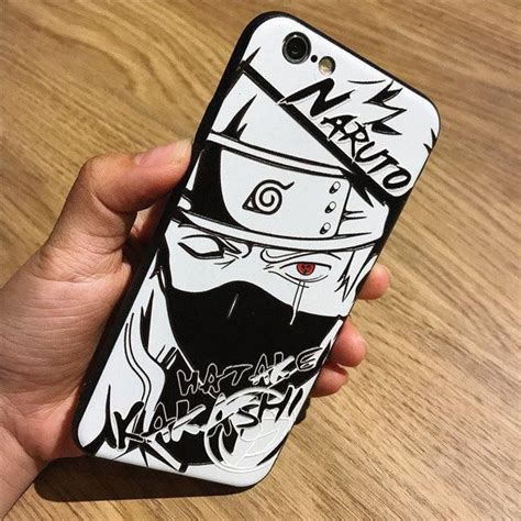 3d Relief Anime Naruto Soft Case For Coque Apple Iphone X 6 6s 6plus 6s