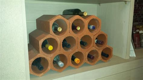 Honeycomb Bricks Arranged As A Wine Rack Wine Rack Brickwork Honeycomb