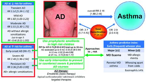 Atopic Dermatitis With Risk Factors For The Development Of Asthma And