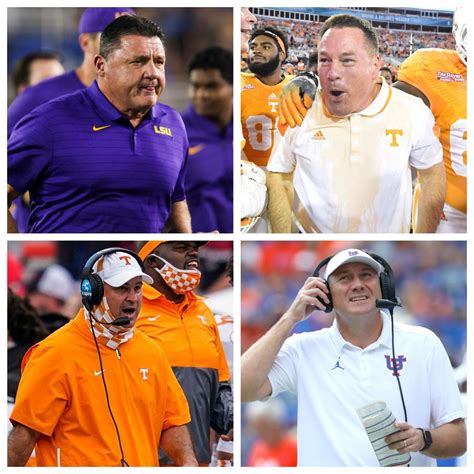 Ranking The Sec S Fired Football Coaches Best To Worst In The Past Years