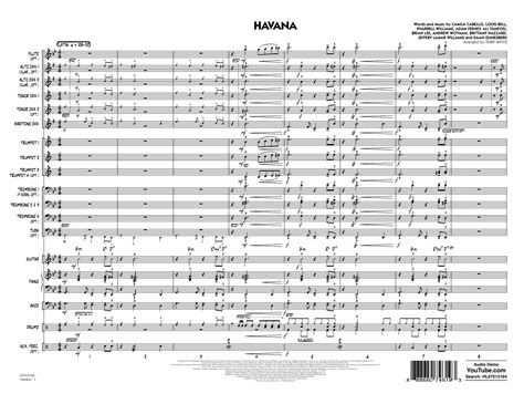 Terry White Havana Conductor Score Full Score 749 Jazz Sheet Music Digital Sheet Music