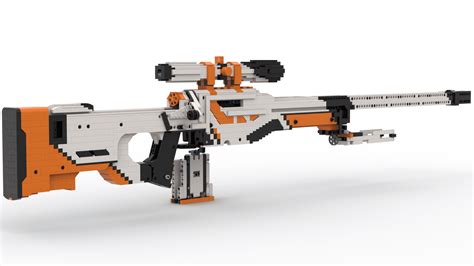 Lego Instructions Working Awp Asiimov Sniper Rifle