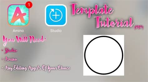 Template Tutorial 13 Pfp💫 Editing And Designing Amino