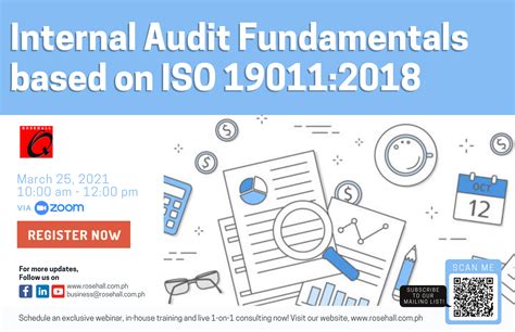 Internal Audit Fundamentals Based On Iso 190112018 Rosehall