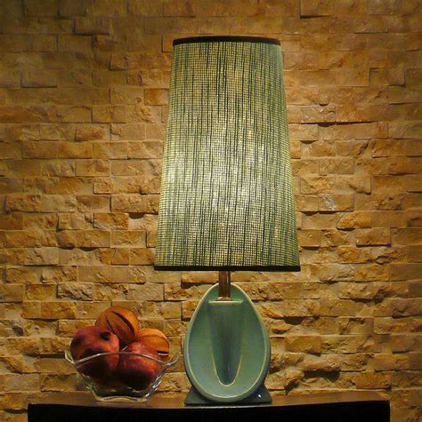 Mid Mod Dusty Turquoise Accent Lamp Funky Lighting Cool Lamps Lamp