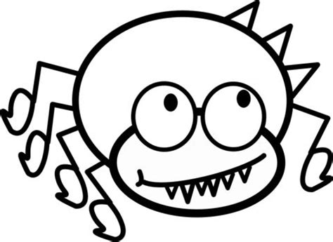 Tekening spin kleurplaat. Categorieën Spin. Gratis printbare