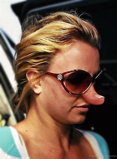 Funny Human Pictures Britney Spears Funny Nose