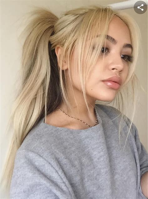 Pin By Casie Smith On ‍♀️ Hair I Want Black Roots Blonde Hair Long
