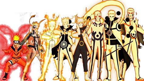All the forms of Naruto and their power and ranks Все формы Наруто и их сила и ранги YouTube