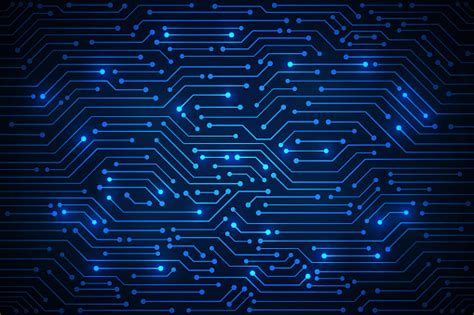 The drilled pattern is stored in the computer like drill bit sizes, the number of holes per panel, drilled stack, drilled time per load, etc. Abstract Technology Background Blue Circuit Board Pattern ...