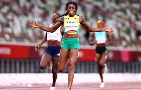 Elaine Thompson Herah Becomes First Woman To Win Olympic Sprint Double Twice In