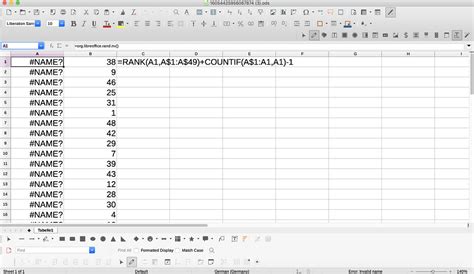 Create List Of Random Numbers Without Repeats English Ask Libreoffice