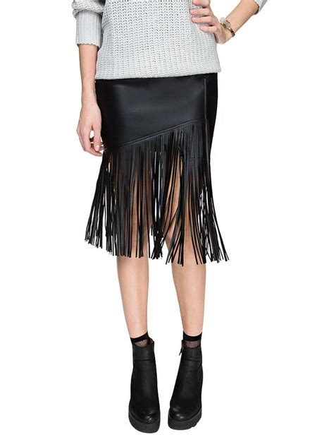 12 Fringe Skirts Thatll Make You Look Like A Street Style Star Fashion Skirt Trends Fashion