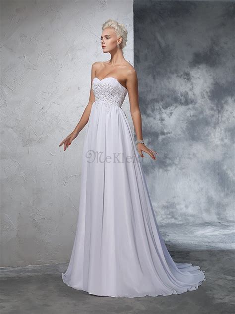 ♥brautkleid hochzeitskleid weiß größe 34 bis 54 viele modelle zur auswahl+neu♥. A-Line Ärmelloses Prinzessin Brautkleid mit Perlen mit ...