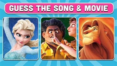 can you guess the disney movie by the song disney quiz youtube