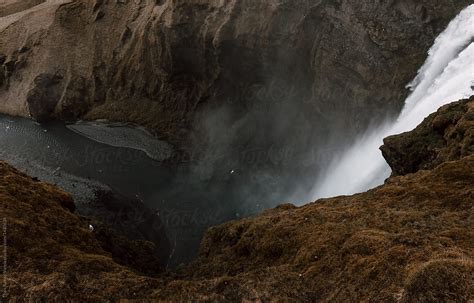 Beautiful Waterfall Landscape From Iceland By Stocksy Contributor
