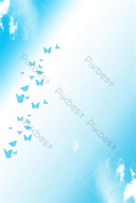 Sky And Butterfly Open Layer Background Psd Backgrounds Free Download
