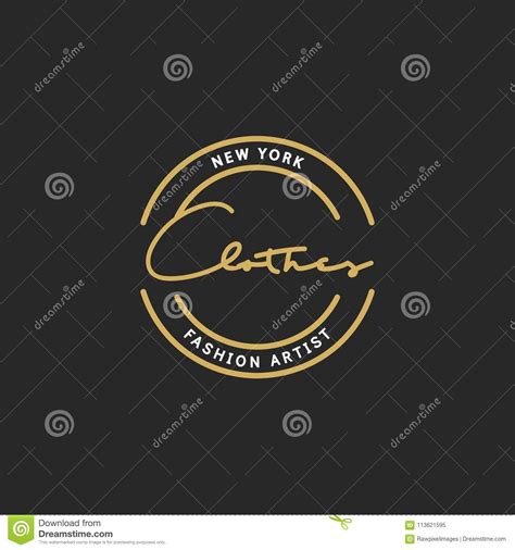 Illustration Of Boutique Shop Logo Stamp Banner Stock Illustration