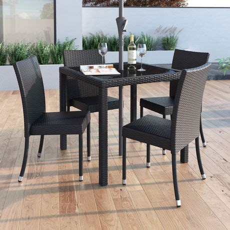 We did not find results for: CorLiving Park Terrace Charcoal Black Weave Dining Chairs ...