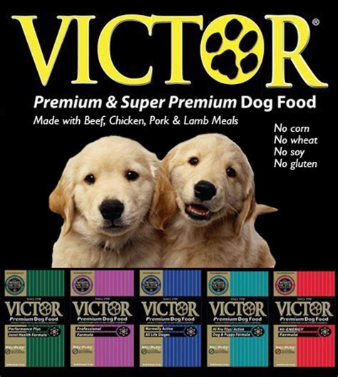 Victor dog food is one of these brands. VictorDog-Food :: Russell Feed & Supply