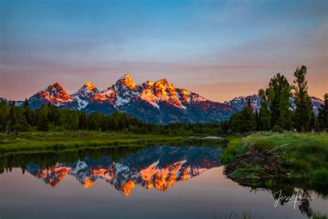 Teton Morning Reflection Grand Teton National Park Wyoming Jess