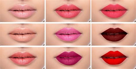 lipstick colors on lips