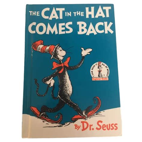The Cat In The Hat Comes Back Book By Dr Seuss Learn To Read Childrens