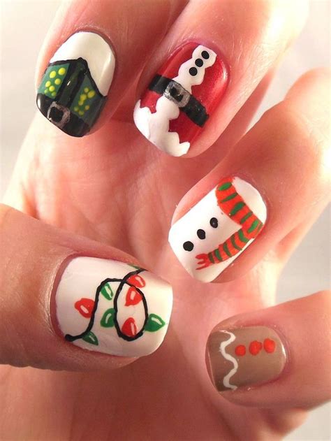 50 Cute Christmas Nails Art For Holiday Season Christmas Nails Easy