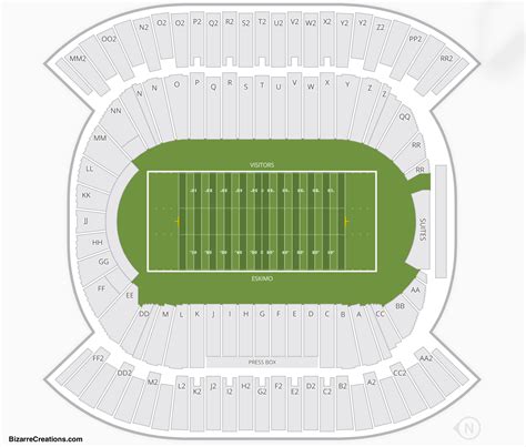 Commonwealth Stadium Edmonton Seating Chart Seating Charts And Tickets