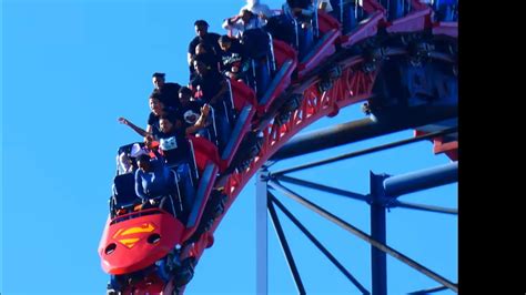 Six Flags America Pov Of Superman Ride Of Steel Youtube