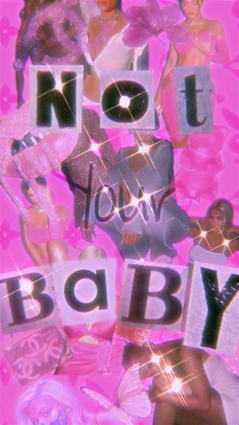 Iphone Wallpaper Glitter Glitter Iphone Not Your Baby Bad Girl