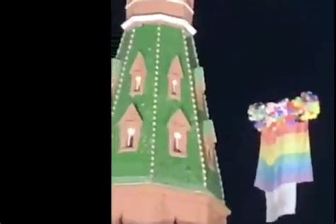 Gay Former Mayor Uses Rainbow Balloons To Float A Pride Flag Over The Kremlin Lgbtq Nation