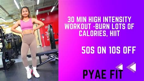 Min High Intensity Workout Burn Lots Of Calories Hiit No Equipment I S N S Off