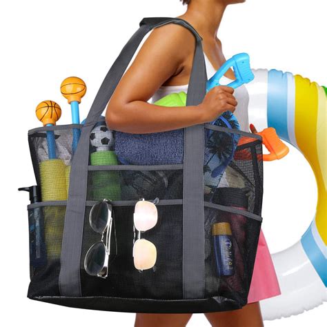 21 Best Beach Bags For Summer 2021 Mums Grapevine Xl Mesh Beach Bags