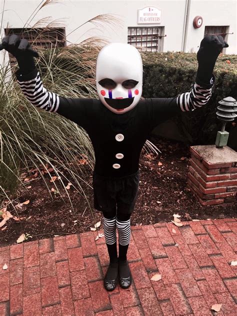 Diy Five Nights At Freddy S Fnaf Marionette Puppet Master Costume
