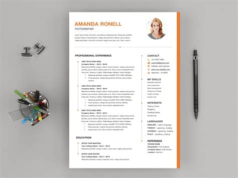 10+ free word resume templates. Free Timeline Microsoft Word Resume Template by Julian Ma ...