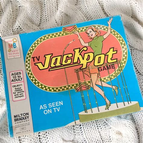 Vintage Tv Jackpot Board Game Jack Pot Complete In Box Etsy