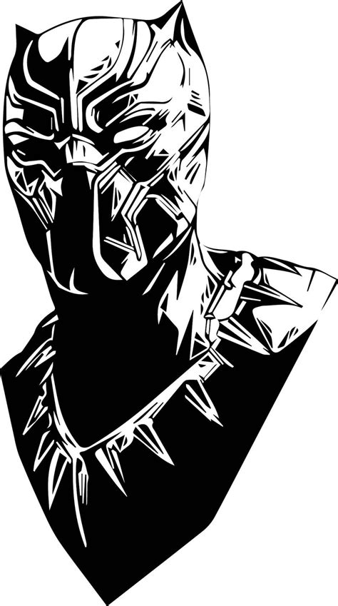 Black Panther Svg Black Panther Dxf Avengers Marvel Svg Etsy
