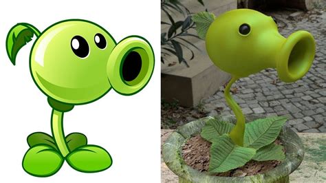 The first game, plants vs. Plants vs Zombies In Real Life | Plants And Zombies ...