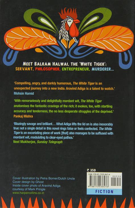 The White Tiger Novel By Aravind Adiga The White Tiger By Aravind