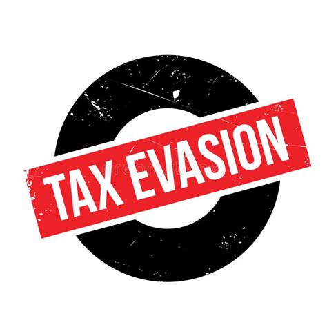 Tax Evasion Rubber Stamp Stock Illustration Illustration Of Economic