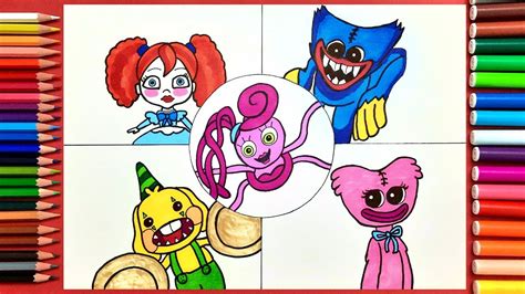 How To Draw Poppy Playtime Characters Youtube