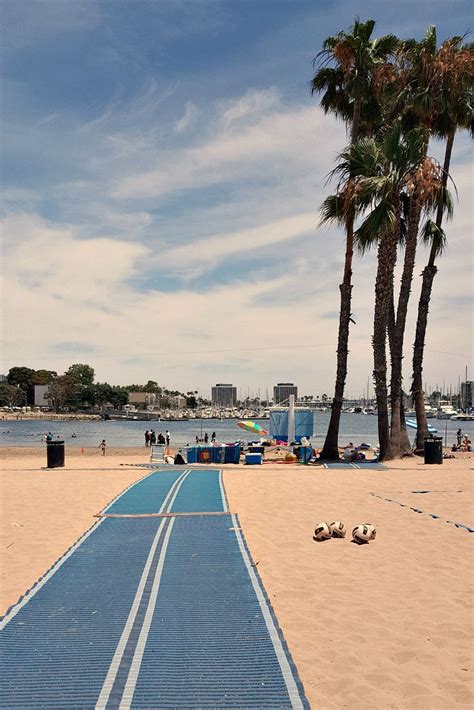 Marina Beach Aka Mothers Beach In Marina Del Rey California Southern