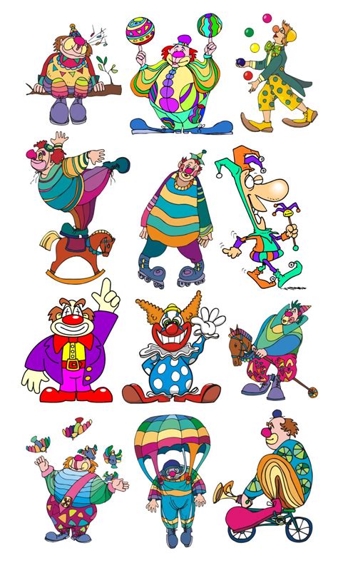 We have 43 free evil clown vector logos, logo templates and icons. Clown set vector Free Vector / 4Vector