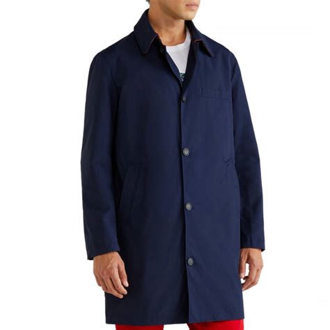Blue Waterproof Overcoat Brandalley