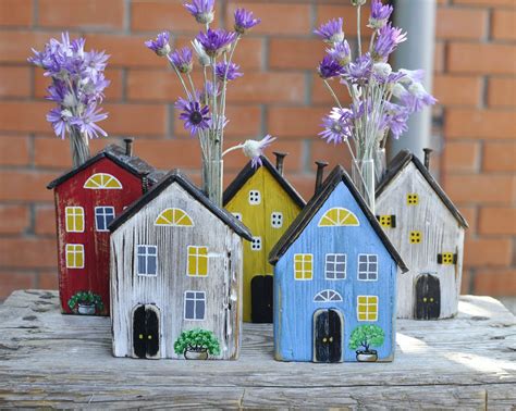 Little Wooden House Small Wooden Village Wooden Cottage Etsy