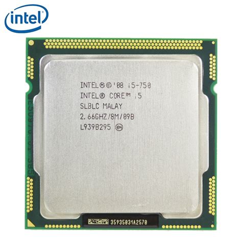 Processador Intel Core I5 750 Original 266ghz Cachê Lga 1156 Para Cpu