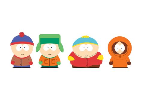 South Park Kids Vector